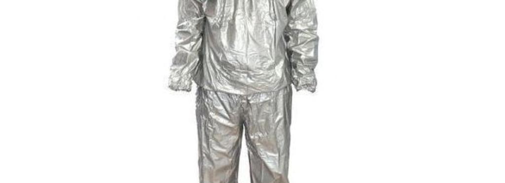 As Seen On Tv Sauna Suit - Silver