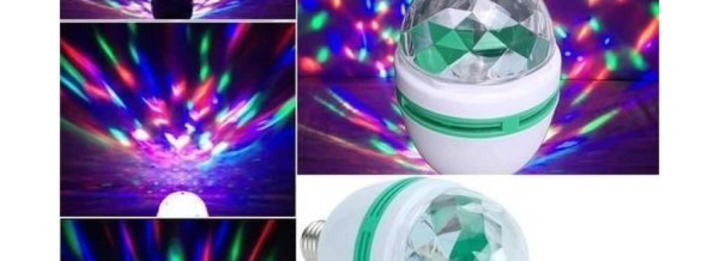 Led Lighting Full Color Rotating LED Bulb