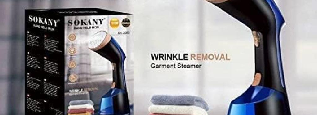 Sokany Portable Manual Steam Iron for Curtains and Clothes with Steam
