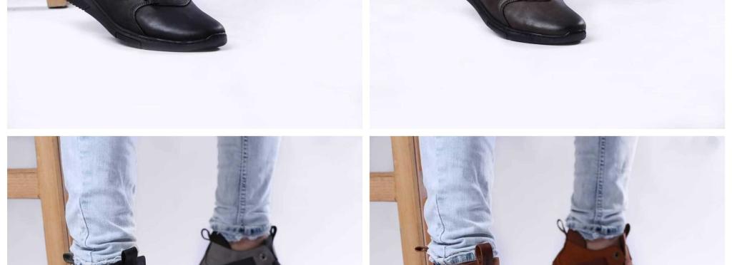 Donga Chamois Shoes in Colors (Black - Brown - Havana - Gray)