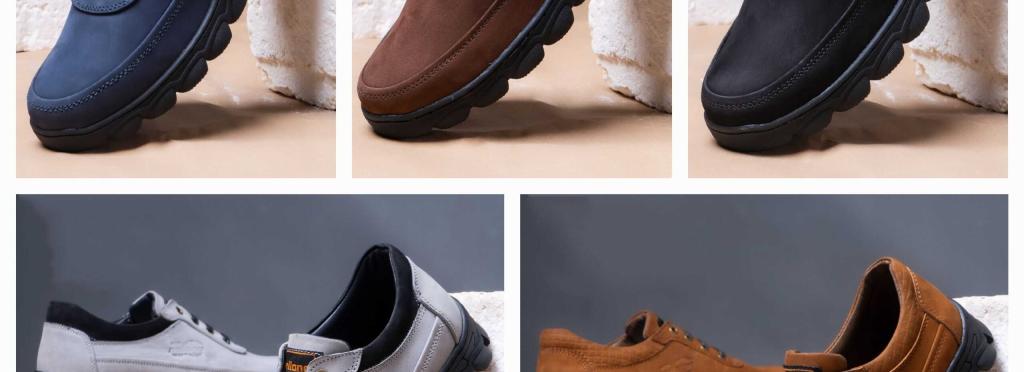 Suede Shoes in Camel, Black, Navy, Brown, and Gray