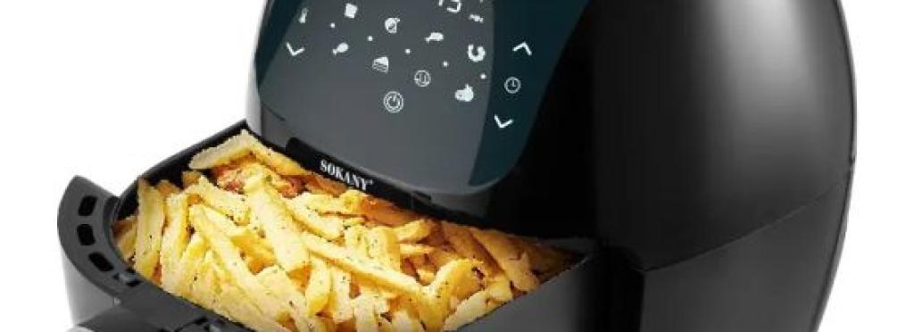 Sokany digital air fryer 8L SK-8012 - non-stick coating, protection from excess heat