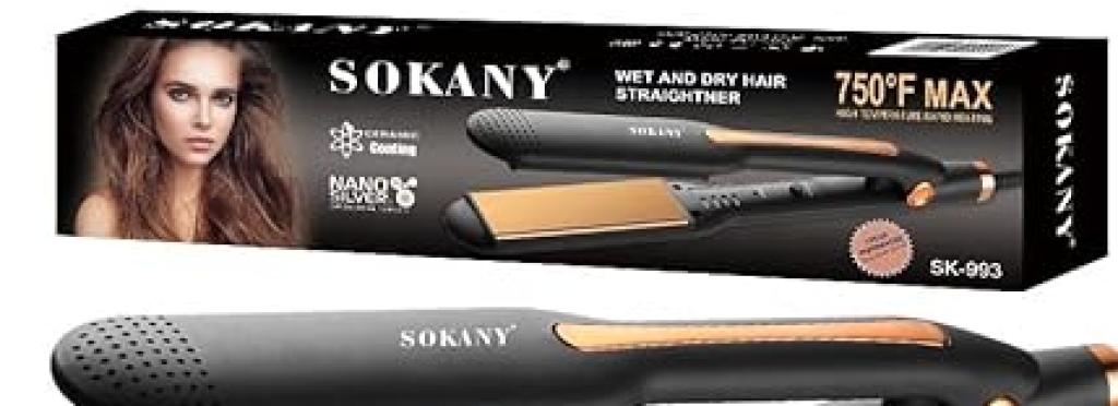 Sokany Ceramic Hair Straightener SK-993