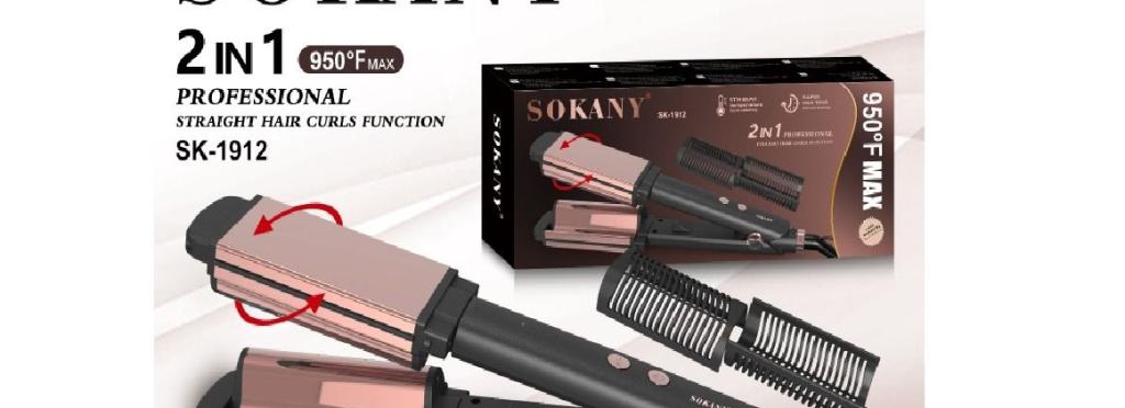 Sokany Hair Straightener SK-1912