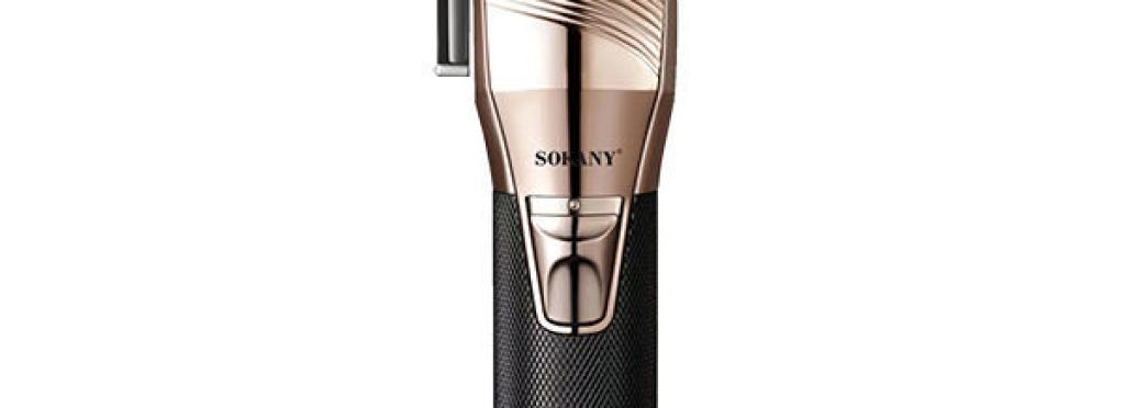 Sokany SK-9979 men's electric hair clipper - Stainless steel blades, wired/wireless use, LCD screen