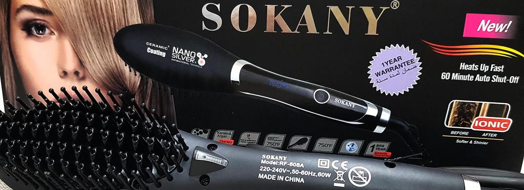 Sokany Rf-608A electric hair straightening brush