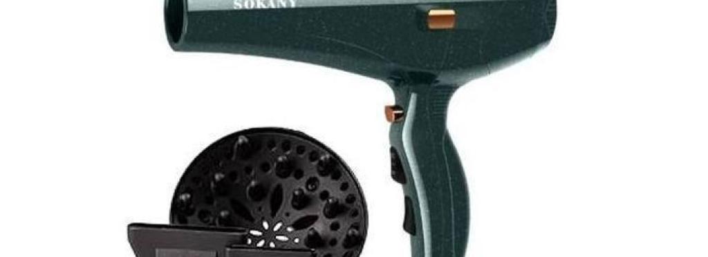 Sokany 3000W hair dryer sk-2226 - fast drying and styling with 3 attachments