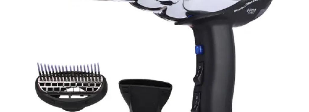 Enzo 8000W hair dryer EN-3001 - professional black hair dryer