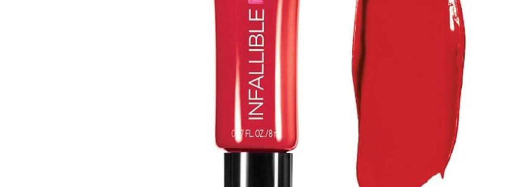 L'Oreal Paris Infallible Lip Gloss - 324 Deep Red