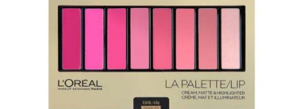 L'Oréal Paris Matte Lipstick and Highlighter Palette - 01 Pink