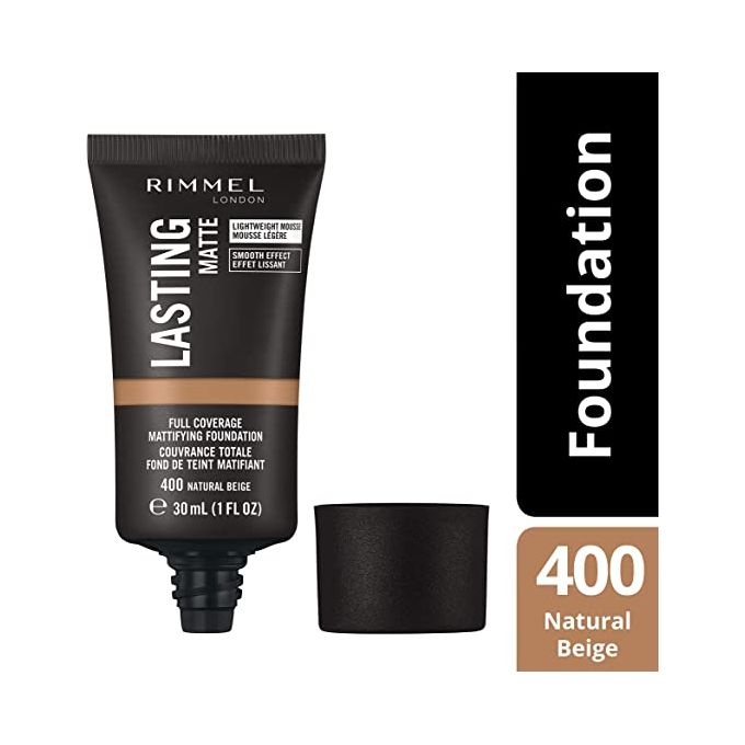 Rimmel Long-Lasting Matte Foundation - 400 Natural Beige