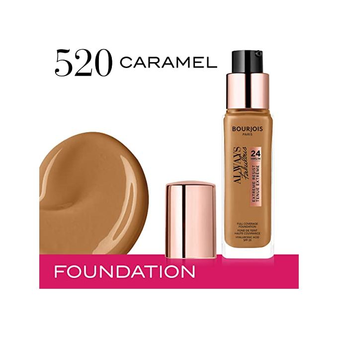 Bourjois Original Liquid Always Fabulous Foundation - 520 Caramel — image 2