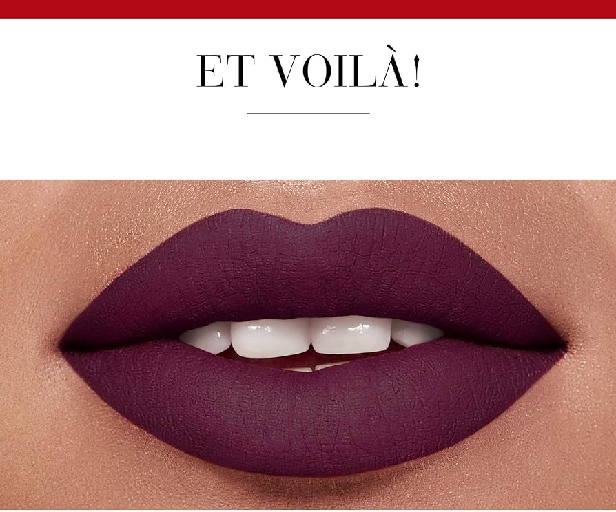 Bourgeois Burgundy Liquid Matte Velvet Lipstick - 25 Berry Chic — image 2