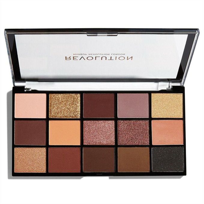 Revolution Velvet Rose Reloaded Nude and Shimmer Eyeshadow - 15 Shades