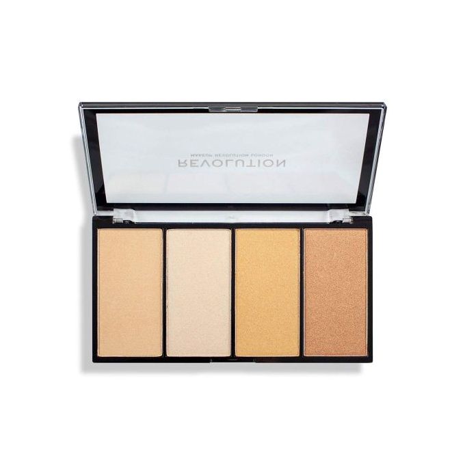 Revolution Small Highlighter Palette - Luster Lights Warm — image 2