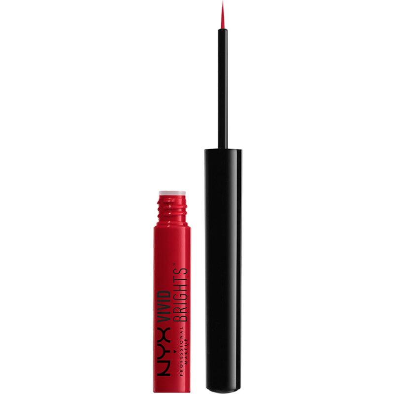 Red eyeliner NYX Vivid Brights