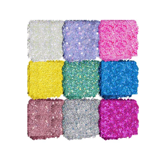 LA Girl glitter eyeshadow palette G96438 9 cheerful shades — image 2