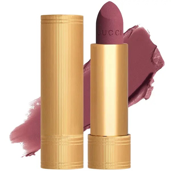 Gucci dark lipstick A Livor matte 601