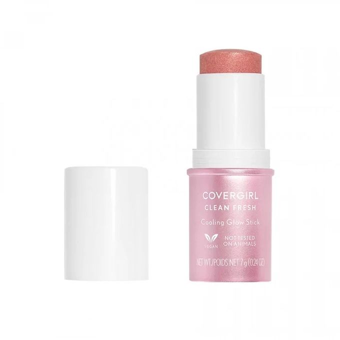 Clean Fresh natural highlighter stick cooling glow - 100 pink thrill
