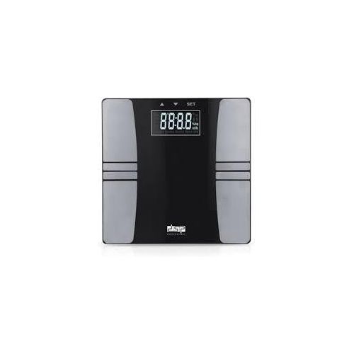 DSP digital body scale 180 kg capacity - model KD7018 - tempered glass and digital display