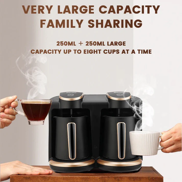 DSP KA3049 Turkish Coffee Maker 400 watts - 250 ml capacity, permanent filter, heat-resistant — image 2