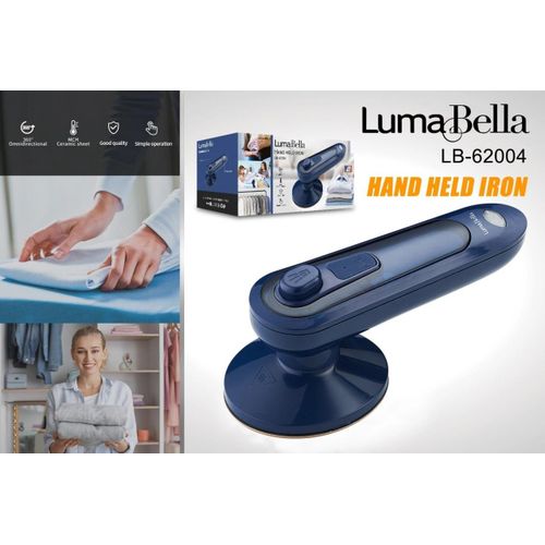 Luma Bella Travel Steam Iron 62004LB - Nano Ceramic, Water Tank, Powerful Steam