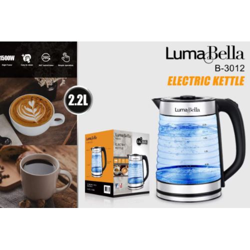 Luma Bella Electric Kettle 2.2 - 1500W B-3012 Glass