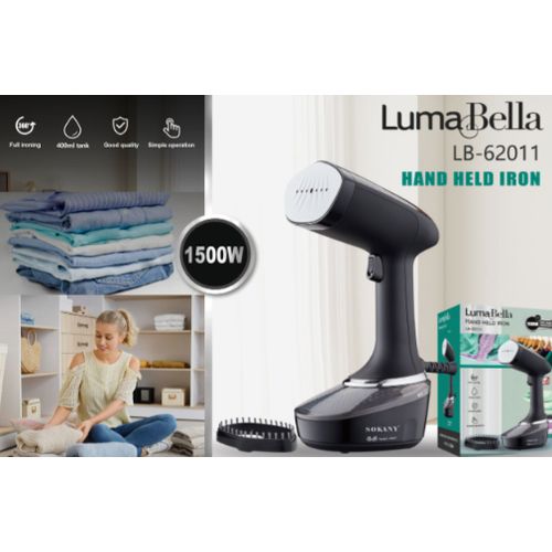 Luma Bella Steam Iron LB.62011 - 1500W - Black Color