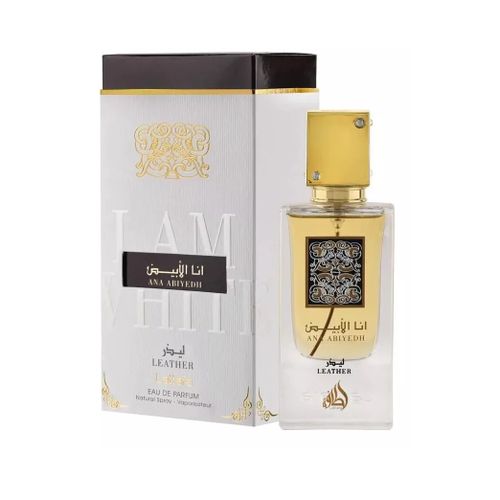 Lattafa I Am White Leather Eau de Parfum by Lattafa - For Unisex