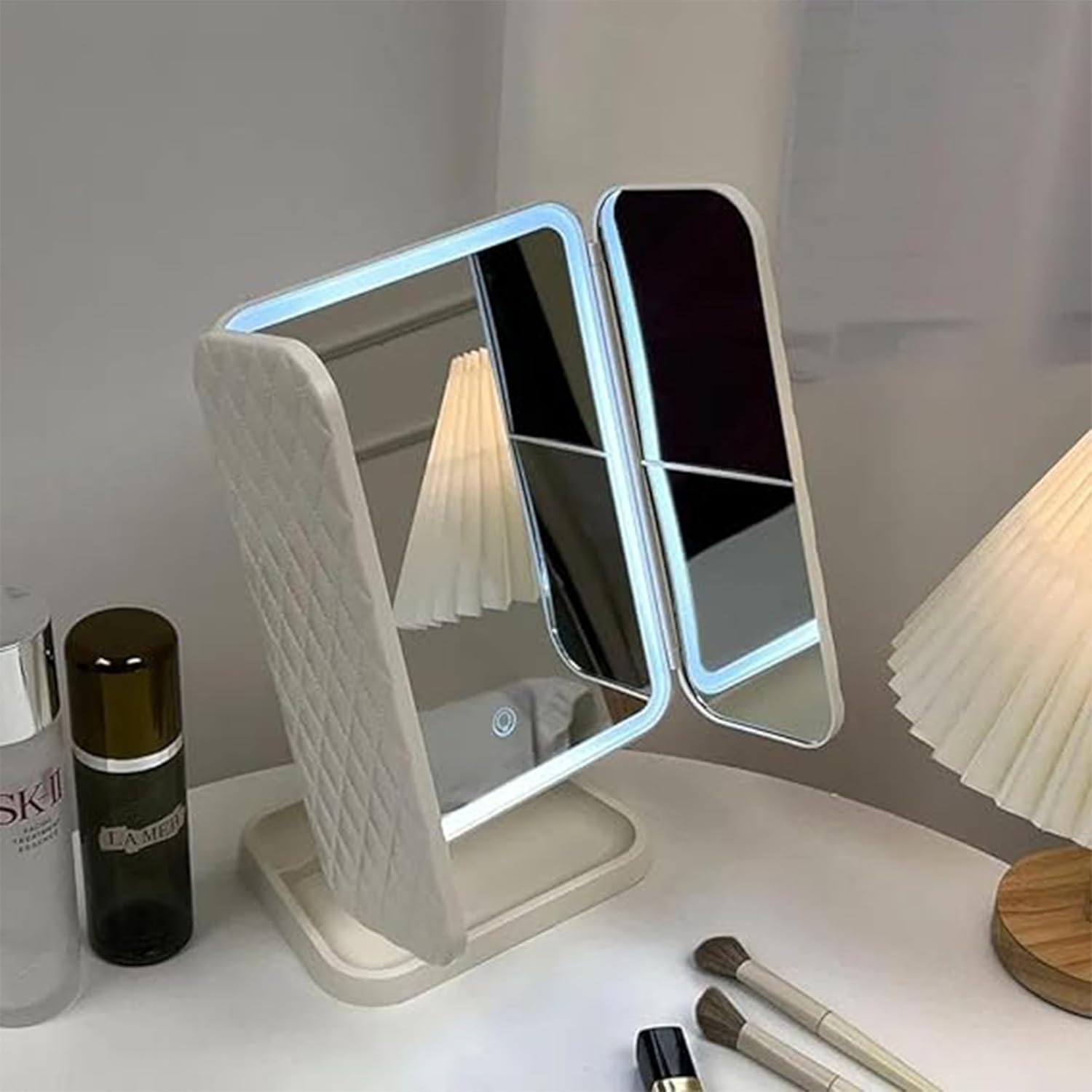 مرايا مضيئة للمكياج - تاتش وقابلة للطئ - XR-3300
