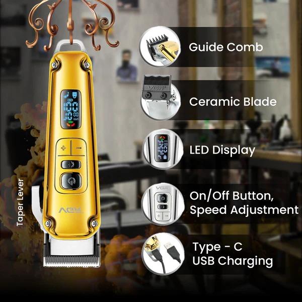 Professional Men's Hair Clipper with Charging VGR V-006 — image 4