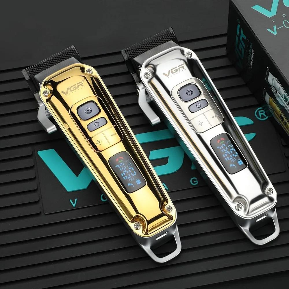 ماكينة قص الشعر المهنية للرجال بالشحن VGR V-006