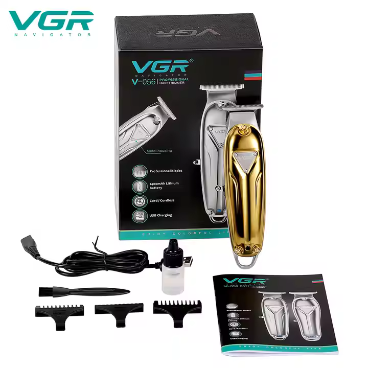 ماكينة حلاقة رجالى بالشحن معدنية VGR V-056-1