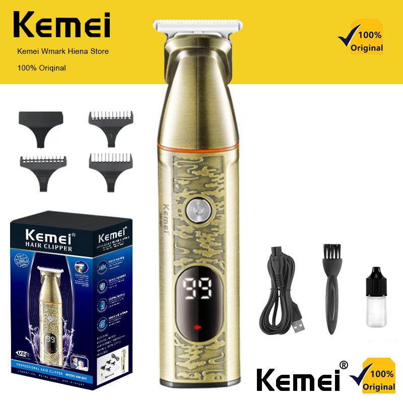 KM-865 - Professional Electric Hair Clipper for Men Rechargeable - Multi-Head - Comfortable Design — image 2