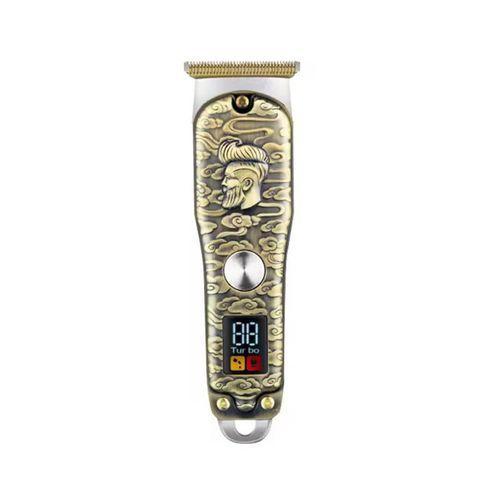 Professional Electric Hair Clipper for Men KM-077 Rechargeable - Water Resistant - Elegant Metal Design — image 4
