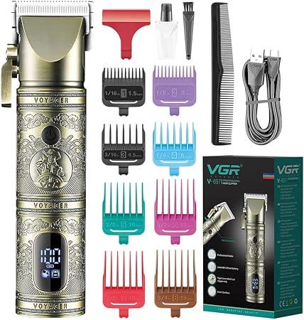 V-697 - Professional electric hair clipper for men from VGR, rechargeable, 2000mAh battery, 200 minutes operating time — image 3