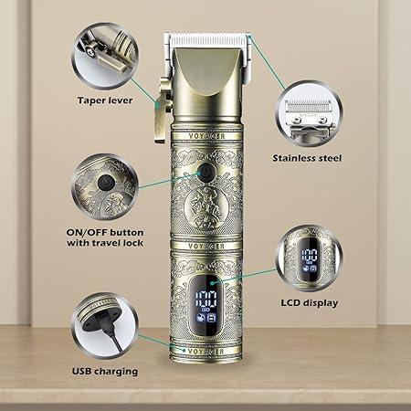 V-697 - Professional electric hair clipper for men from VGR, rechargeable, 2000mAh battery, 200 minutes operating time — image 4