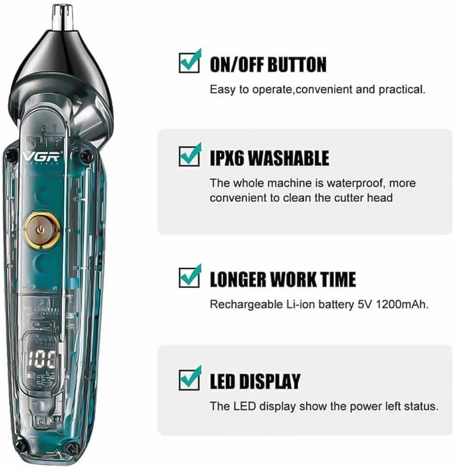 VGR V-949 hair, nose, and ear clipper — image 4