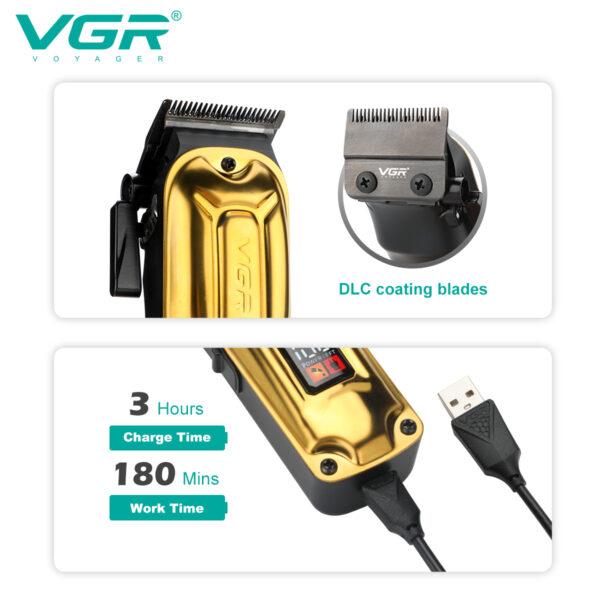 VGR V-138 professional hair clipper — image 5