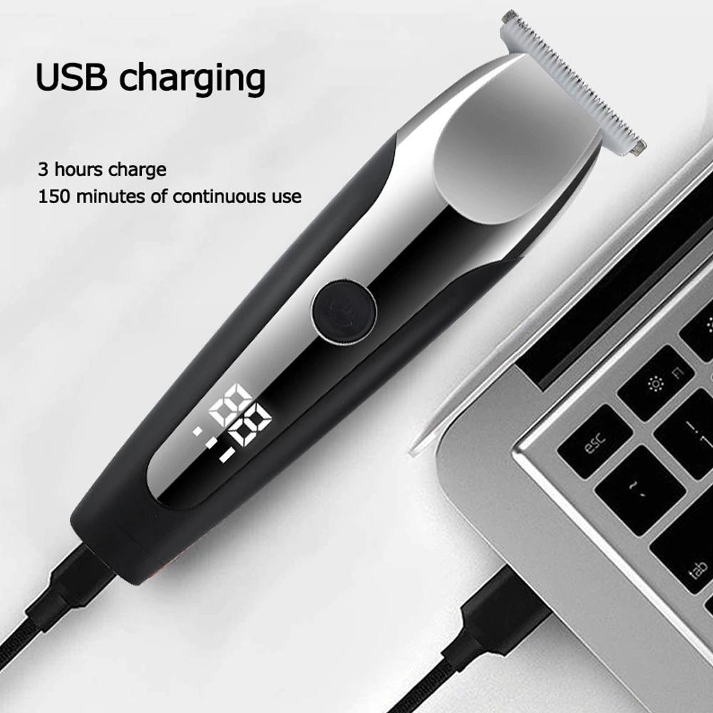 V-059 - Professional electric hair clipper for men from VGR - Rechargeable - 6 heads - Dry operation — image 2