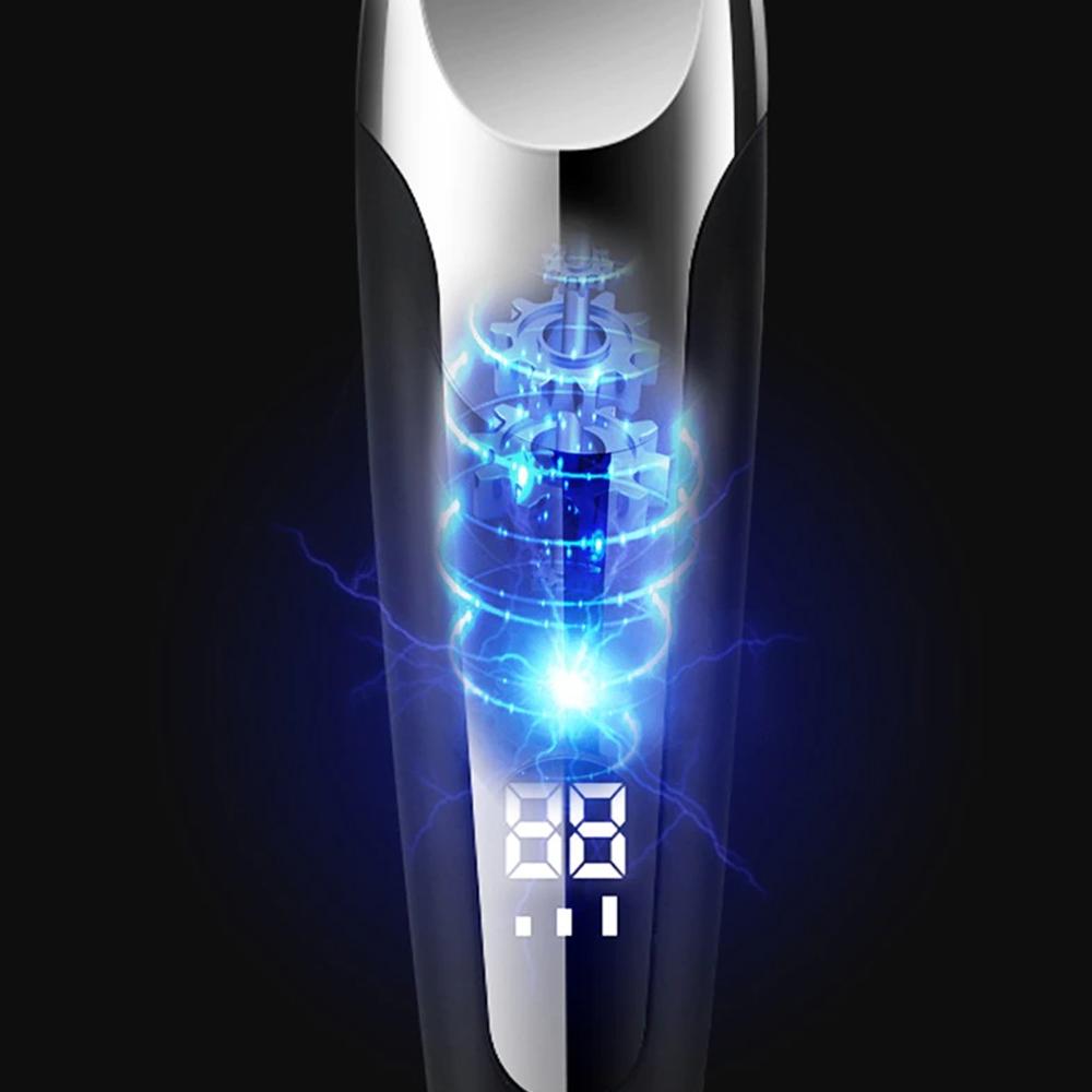 V-059 - Professional electric hair clipper for men from VGR - Rechargeable - 6 heads - Dry operation — image 3
