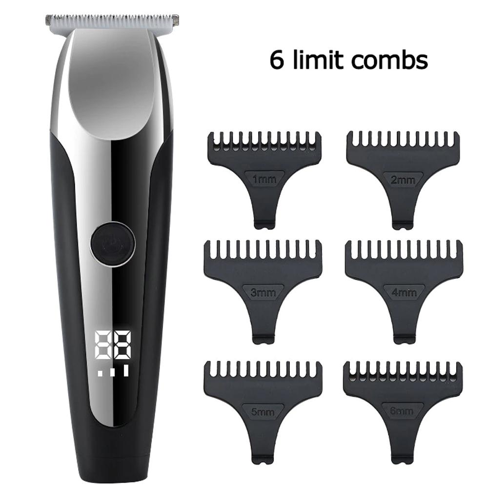 V-059 - Professional electric hair clipper for men from VGR - Rechargeable - 6 heads - Dry operation — image 4