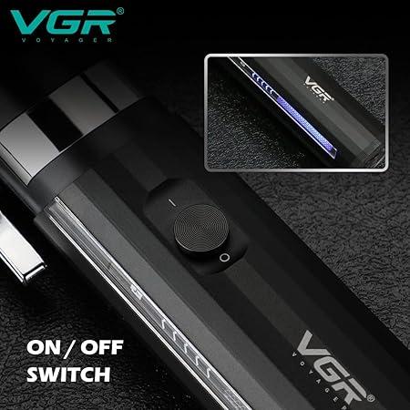 V-687 - Professional electric hair clipper from VGR, rechargeable, cordless, with 4 comb attachments, for men — image 5