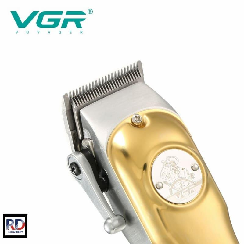V-181 - Professional electric hair clipper for men, rechargeable from VGR - Golden — image 4