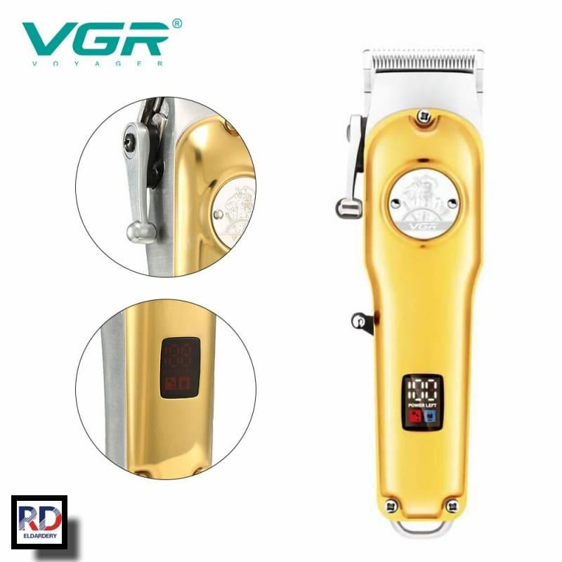 V-181 - Professional electric hair clipper for men, rechargeable from VGR - Golden