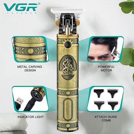 VGR V-083 electric hair clipper for men - Professional, rechargeable, multi-purpose