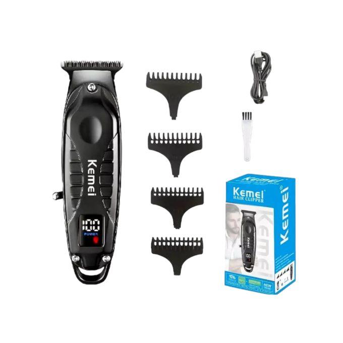 Km-2288 Professional electric hair clipper for men - Rechargeable - multi-head - Comfortable design — image 4