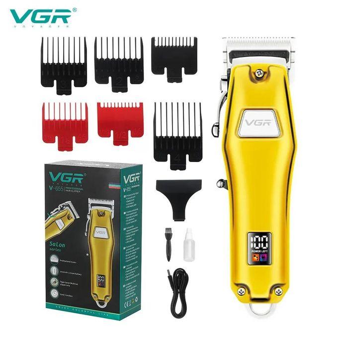 V-655 - Professional electric hair clipper for men, rechargeable - stainless steel - 10 watts — image 3