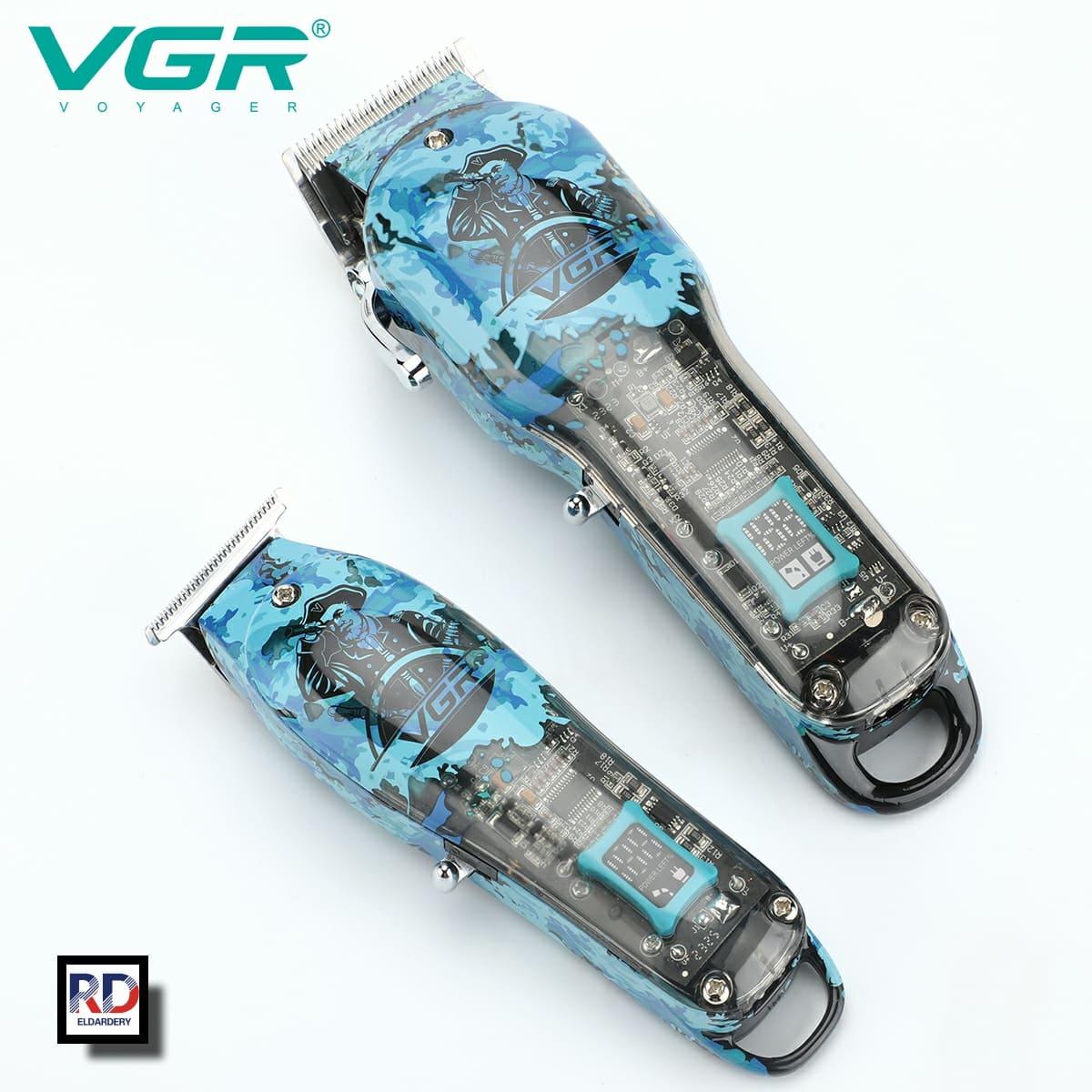 V-645 - Professional electric hair clipper for men, rechargeable - stainless steel blades - lithium-ion battery - LED display — image 4