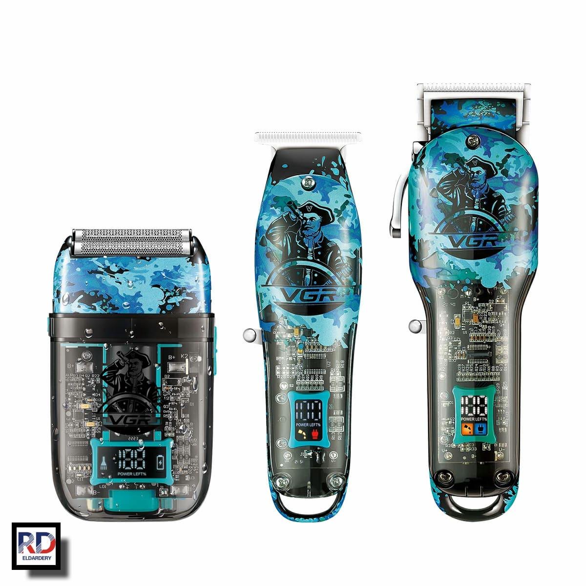 V-645 - Professional electric hair clipper for men, rechargeable - stainless steel blades - lithium-ion battery - LED display — image 5